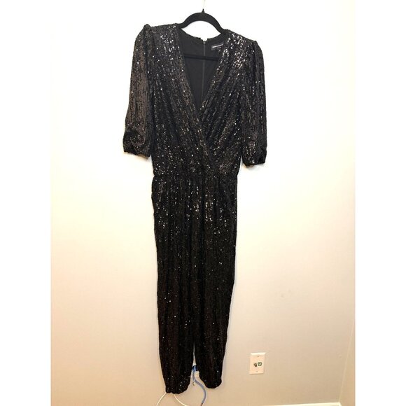 NWT Generation Love Meadow Black Sequin Jumpsuit Sz S $395 [jb] - Picture 2 of 12